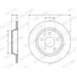 Jeu de 2 disques de frein arrière FERODO DDF3022C - Visuel 2