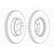 Jeu de 2 disques de frein avant FERODO DDF330C - Visuel 3