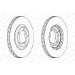 Jeu de 2 disques de frein avant FERODO DDF461 - Visuel 2