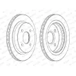 Jeu de 2 disques de frein arrière FERODO DDF479C - Visuel 3