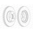 Jeu de 2 disques de frein avant FERODO DDF485C - Visuel 3