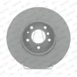 Jeu de 2 disques de frein arrière FERODO DDF553 - Visuel 1