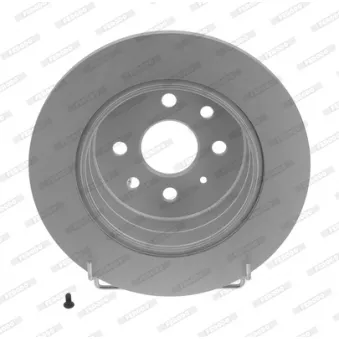 Jeu de 2 disques de frein arrière FERODO DDF814C