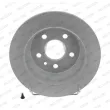 Jeu de 2 disques de frein arrière FERODO DDF861C - Visuel 1