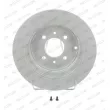 Jeu de 2 disques de frein arrière FERODO DDF869C - Visuel 1
