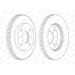 Jeu de 2 disques de frein avant FERODO DDF885C - Visuel 2