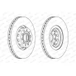 Jeu de 2 disques de frein avant FERODO DDF954C-1 - Visuel 2