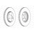 Jeu de 2 disques de frein avant FERODO DDF964C-1 - Visuel 2