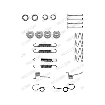 Kit d'accessoires, mâchoire de frein FERODO FBA1