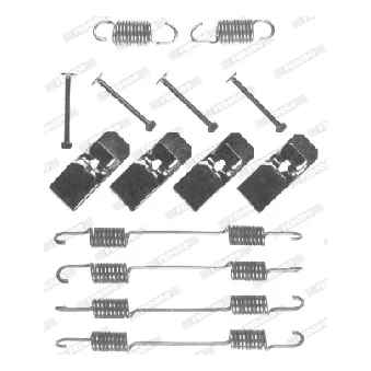 Kit d'accessoires, mâchoire de frein FERODO FBA102