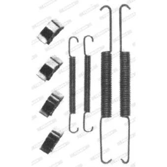 Kit d'accessoires, mâchoire de frein FERODO FBA111