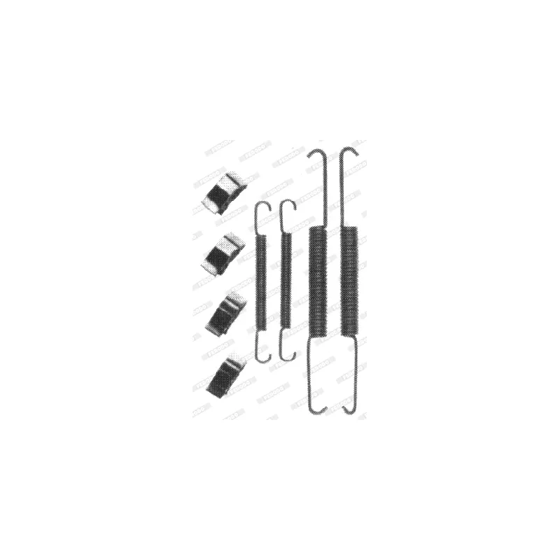 Kit d'accessoires, mâchoire de frein FERODO FBA111