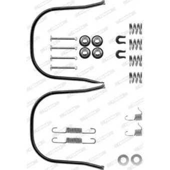 Kit d'accessoires, mâchoire de frein FERODO FBA112