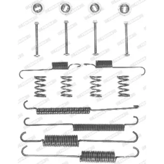 Kit d'accessoires, mâchoire de frein FERODO FBA115