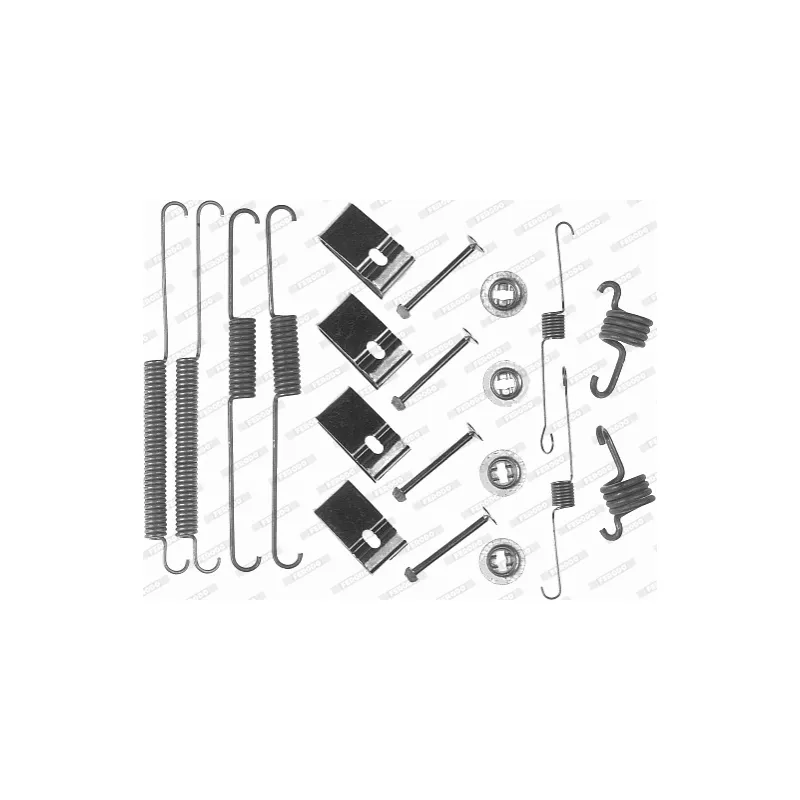 Kit d'accessoires, mâchoire de frein FERODO FBA122