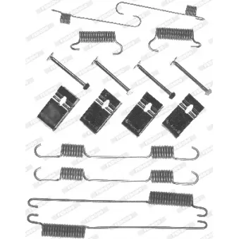 Kit d'accessoires, mâchoire de frein FERODO