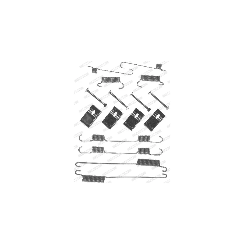Kit d'accessoires, mâchoire de frein FERODO FBA123