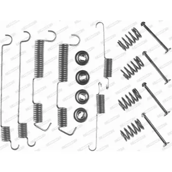 Kit d'accessoires, mâchoire de frein FERODO FBA124