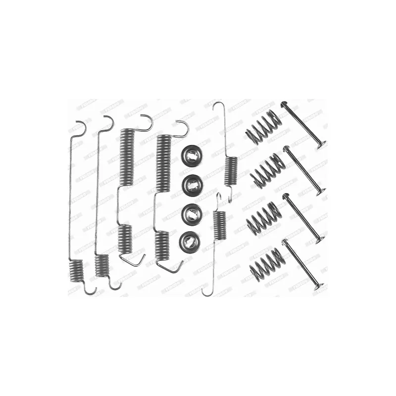 Kit d'accessoires, mâchoire de frein FERODO FBA124