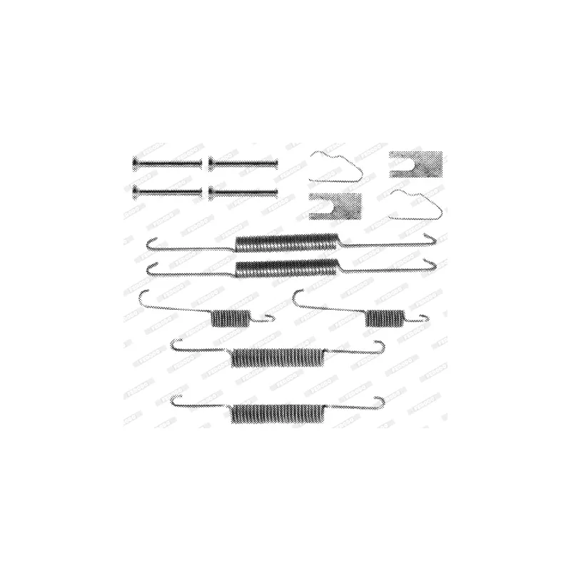 Kit d'accessoires, mâchoire de frein FERODO FBA128