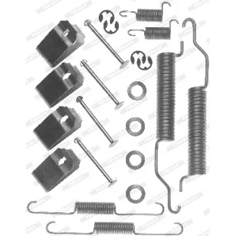 Kit d'accessoires, mâchoire de frein FERODO FBA135
