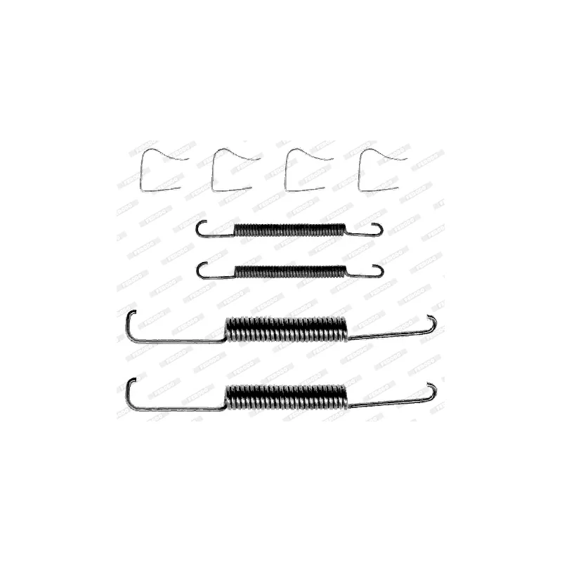 Kit d'accessoires, mâchoire de frein FERODO FBA144