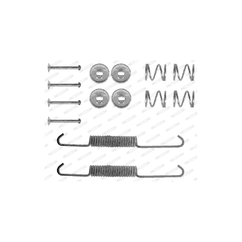 Kit d'accessoires, mâchoire de frein FERODO FBA147