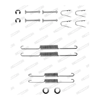 Kit d'accessoires, mâchoire de frein FERODO FBA149