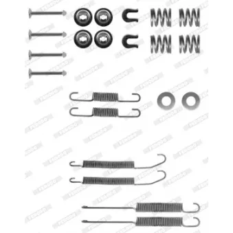 Kit d'accessoires, mâchoire de frein FERODO FBA152