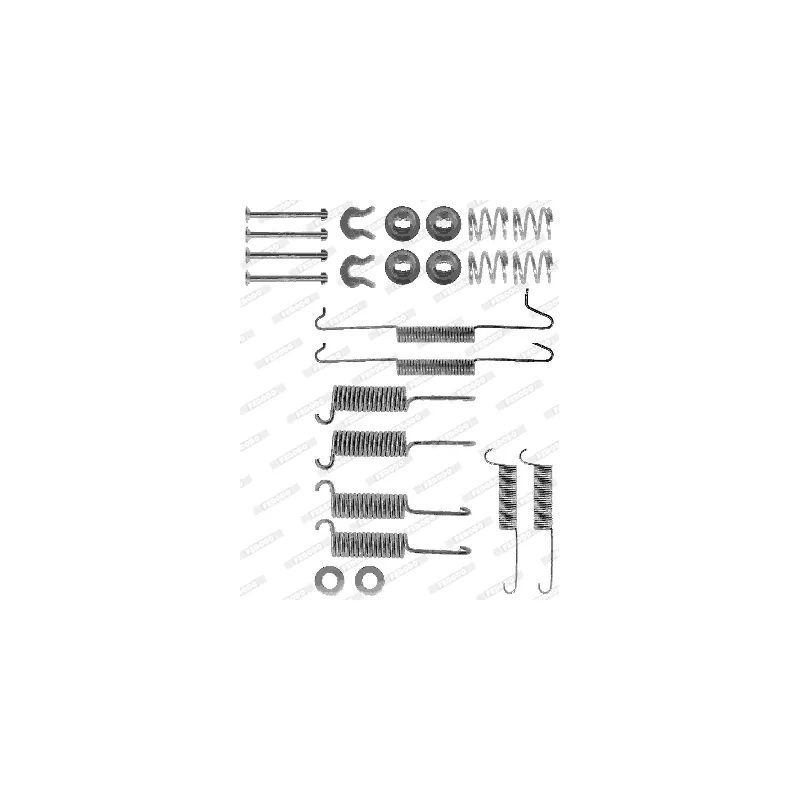 Kit d'accessoires, mâchoire de frein FERODO FBA17