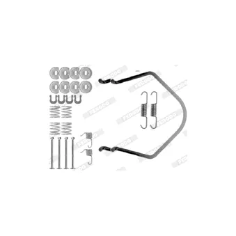 Kit d'accessoires, mâchoire de frein FERODO FBA178