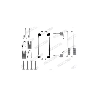 Kit d'accessoires, mâchoire de frein FERODO FBA202