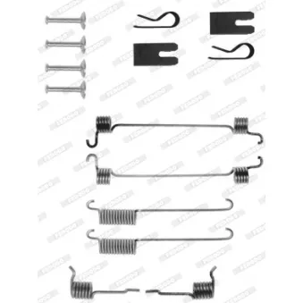 Kit d'accessoires, mâchoire de frein FERODO FBA208