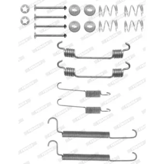 Kit d'accessoires, mâchoire de frein FERODO FBA212