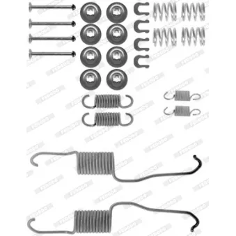 Kit d'accessoires, mâchoire de frein FERODO FBA217