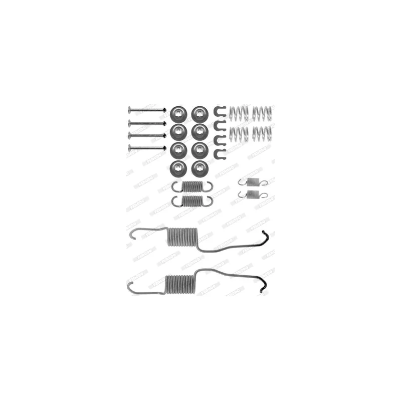 Kit d'accessoires, mâchoire de frein FERODO FBA217