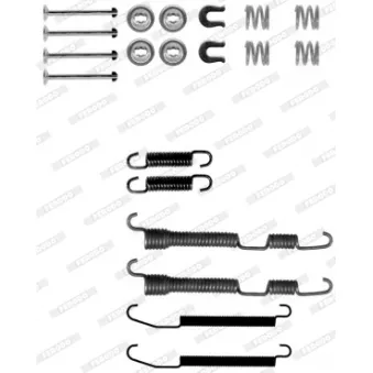 Kit d'accessoires, mâchoire de frein FERODO FBA222