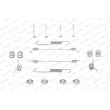 Kit d'accessoires, mâchoire de frein FERODO FBA29 - Visuel 1