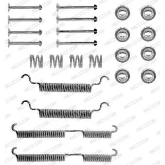 Kit d'accessoires, mâchoire de frein FERODO FBA3
