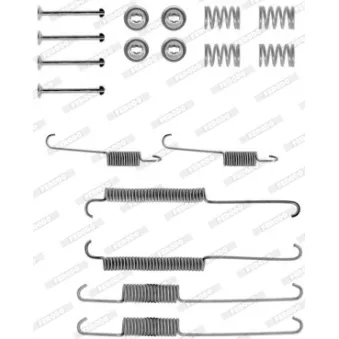 Kit d'accessoires, mâchoire de frein FERODO FBA39