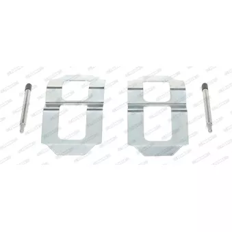 Kit d'accessoires, plaquette de frein à disque FERODO FBA433