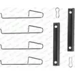Kit d'accessoires, plaquette de frein à disque FERODO FBA436 - Visuel 2