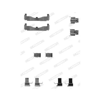 Kit d'accessoires, plaquette de frein à disque FERODO