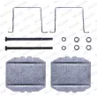 Kit d'accessoires, plaquette de frein à disque FERODO FBA460 - Visuel 2