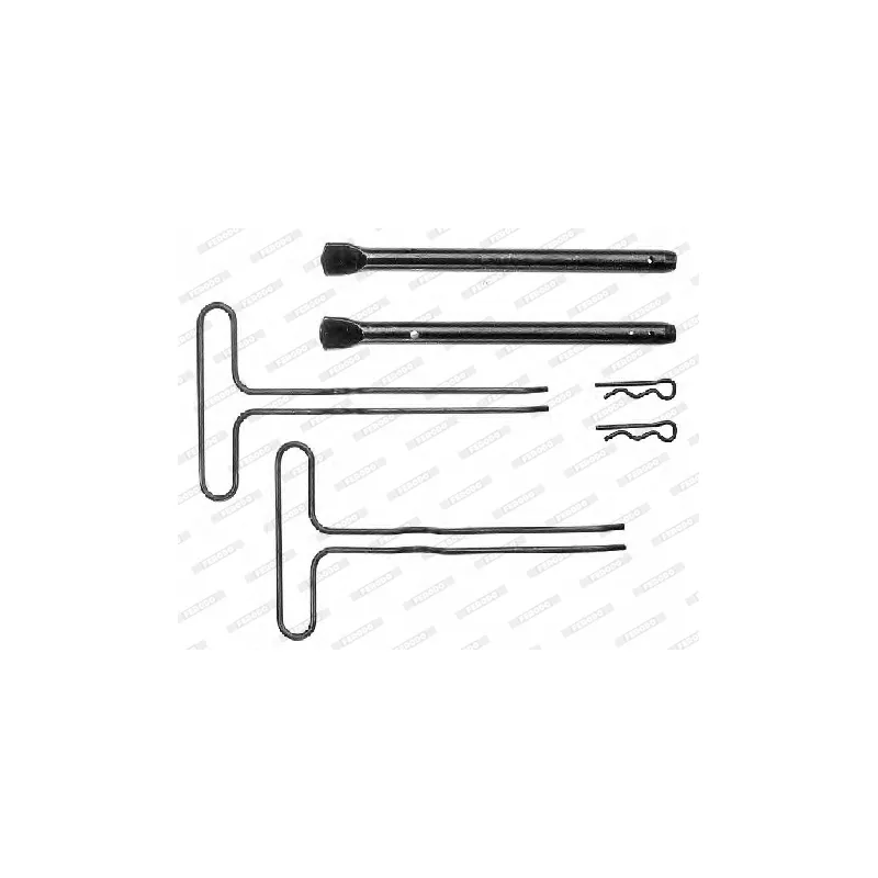 Kit d'accessoires, plaquette de frein à disque FERODO FBA493