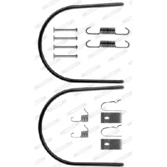 Kit d'accessoires, mâchoire de frein FERODO FBA50