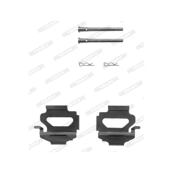 Kit d'accessoires, plaquette de frein à disque FERODO FBA511