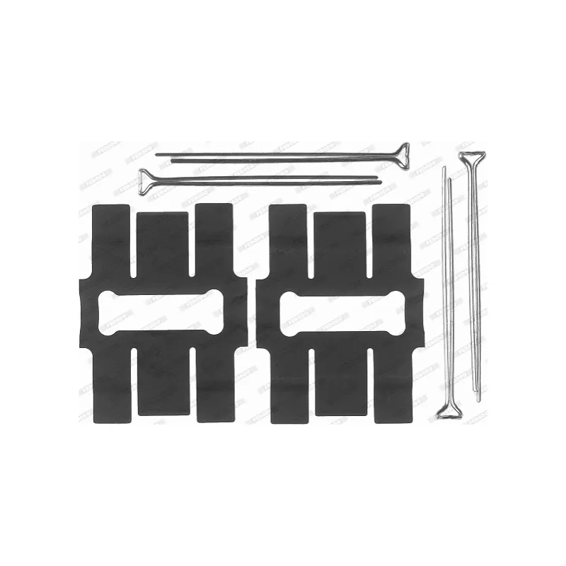 Kit d'accessoires, plaquette de frein à disque FERODO FBA515