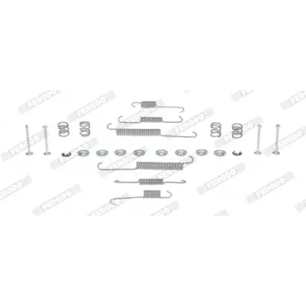 Kit d'accessoires, mâchoire de frein FERODO FBA56