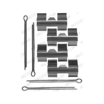 Kit d'accessoires, plaquette de frein à disque FERODO FBA581